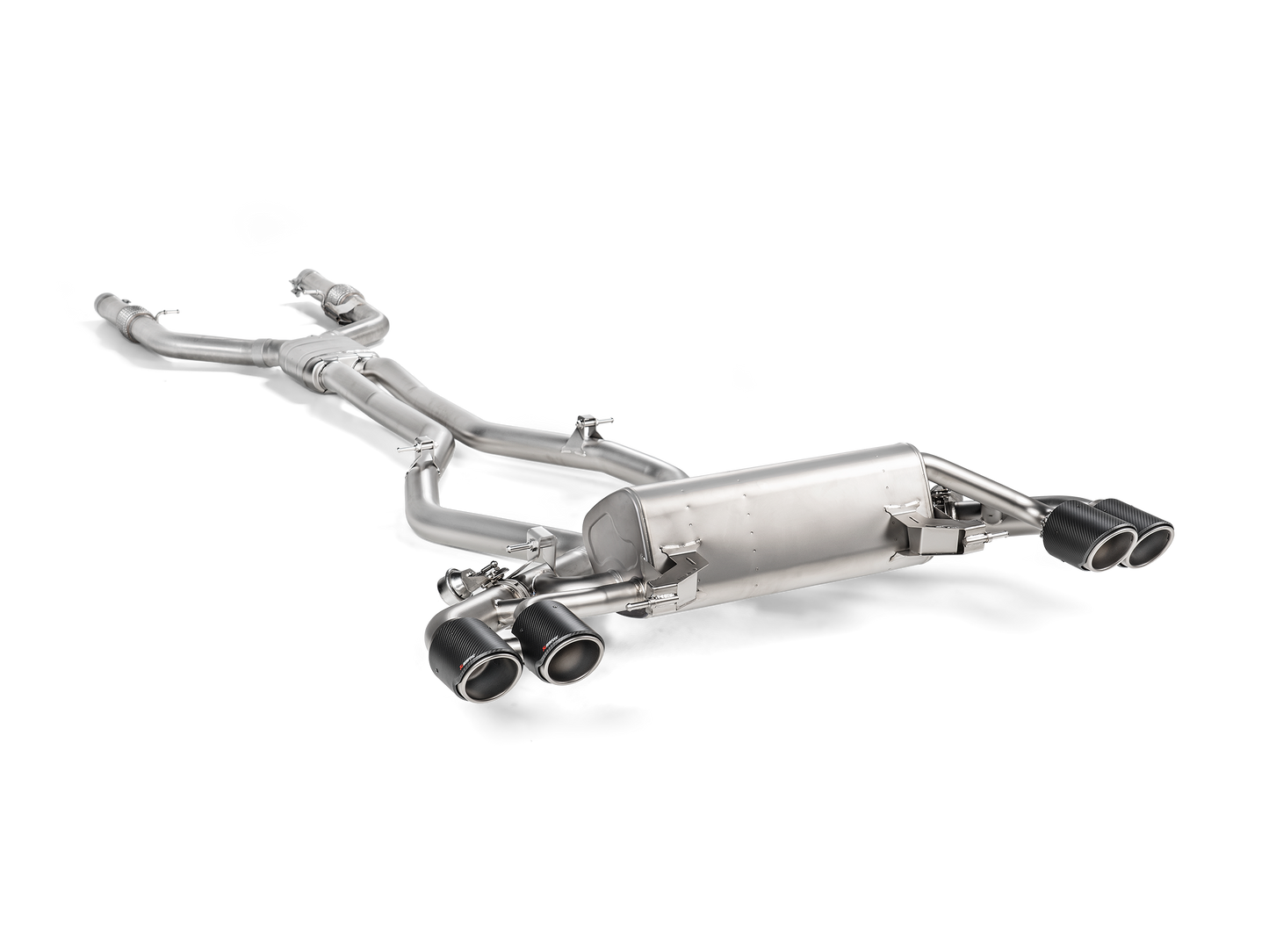 Sistema Akrapovic completo en titanio de escape para Alfa Romeo Giulia QV