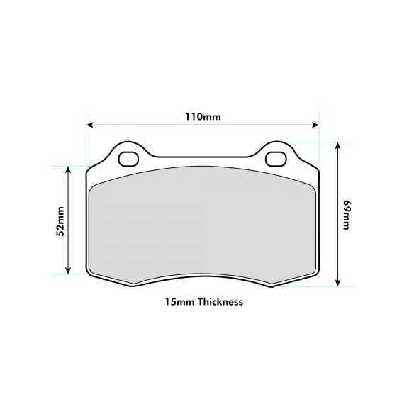 PBS Pro Comp Delanteras 208 GTi BPS-406/ Seat Leon 1M