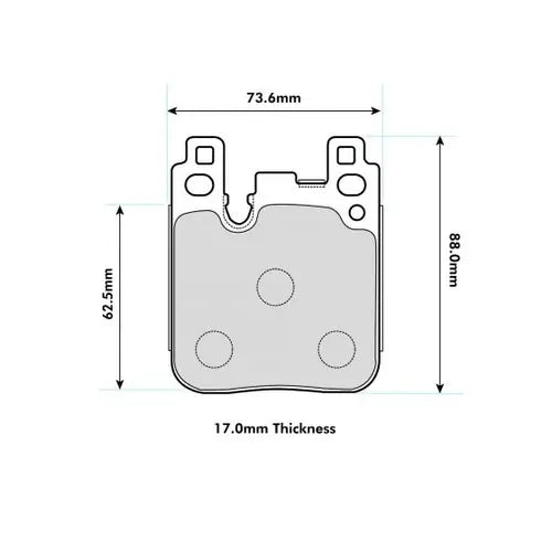 Pastillas traseras PBS Pro RACE BMW M2/M3/M4 F