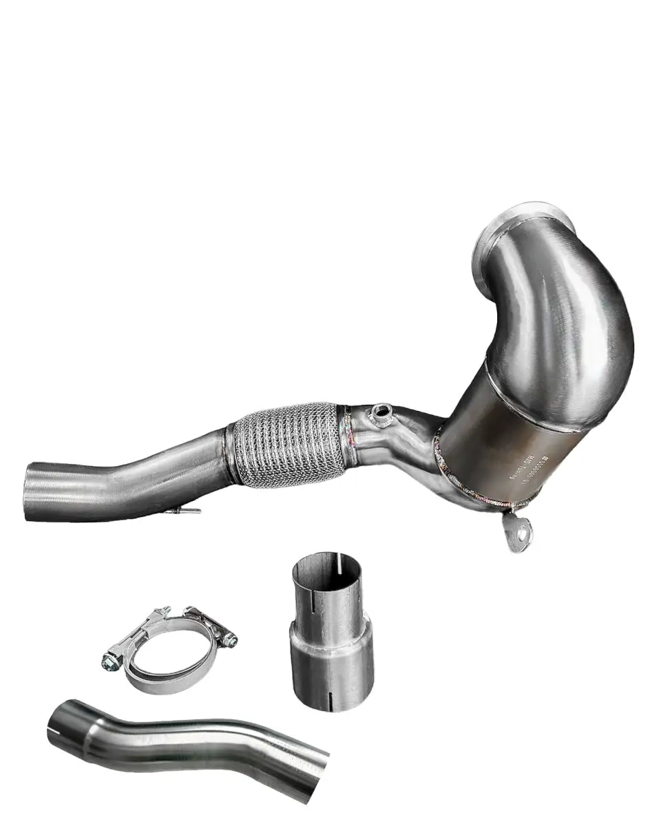Downpipe Descatalizada Bull-X – VAG 1.8 / 2.0 TFSI EA888 Gen3 – VW Golf GTI / GTI Clubsport / Cupra / Audi S3 / Skoda vRS