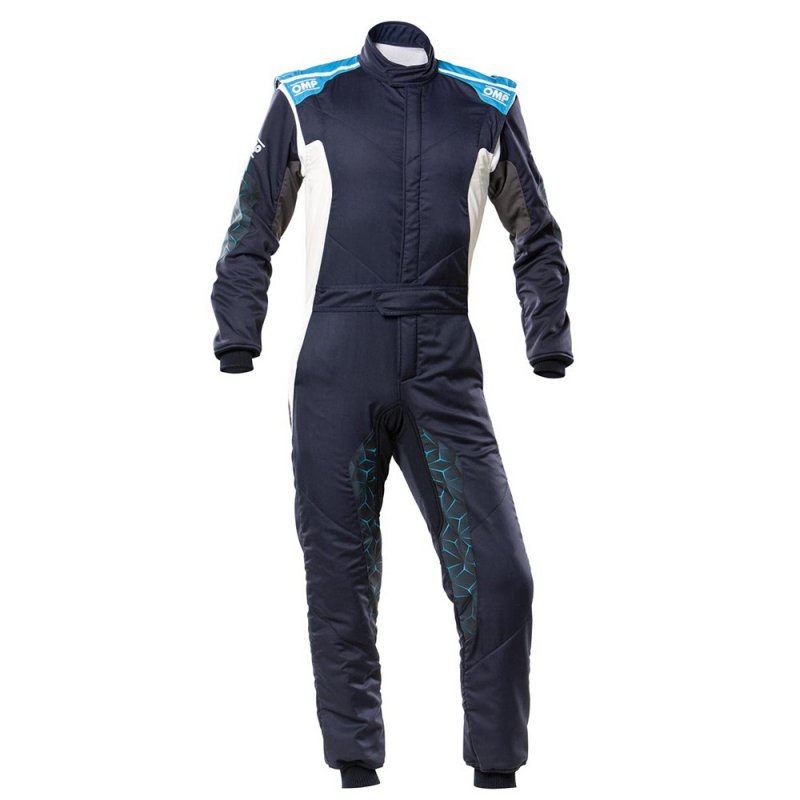 Traje OMP TECNICA HYBRID Racing Azul – Talla 50 – FIA