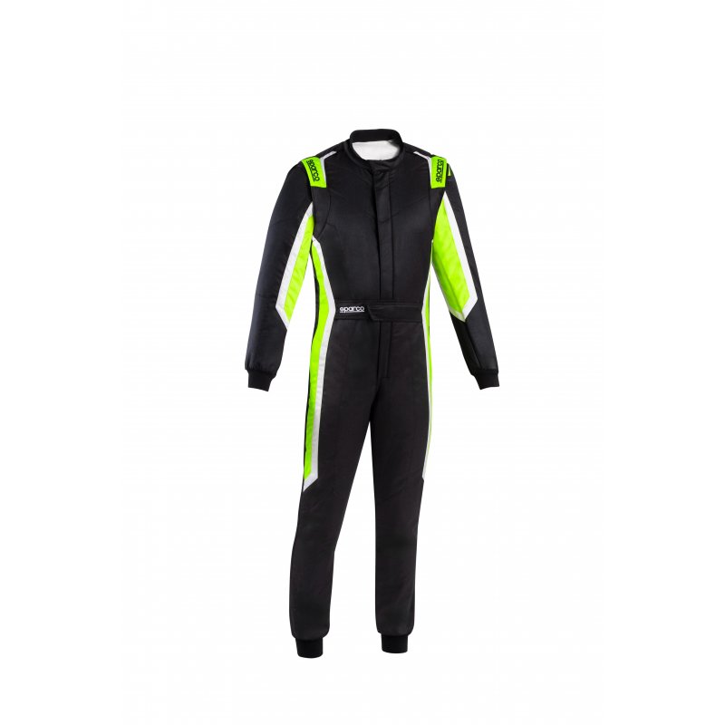 Traje de carreras Sparco SPRINT PRO 2025 Negro/Verde – Talla 60