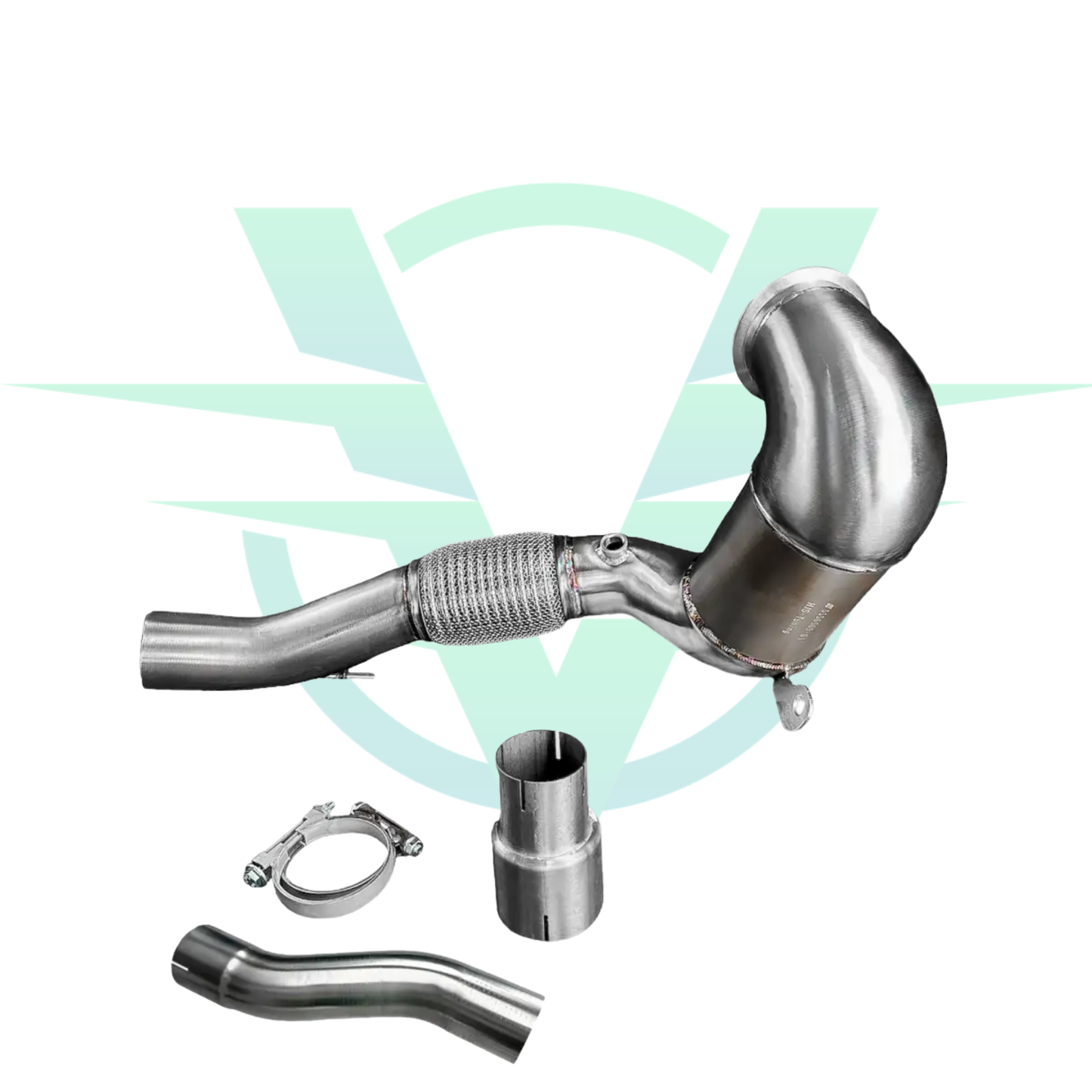 Downpipe Descatalizada Bull-X – VAG 1.8 / 2.0 TFSI EA888 Gen3 – VW Golf GTI / GTI Clubsport / Cupra / Audi S3 / Skoda vRS
