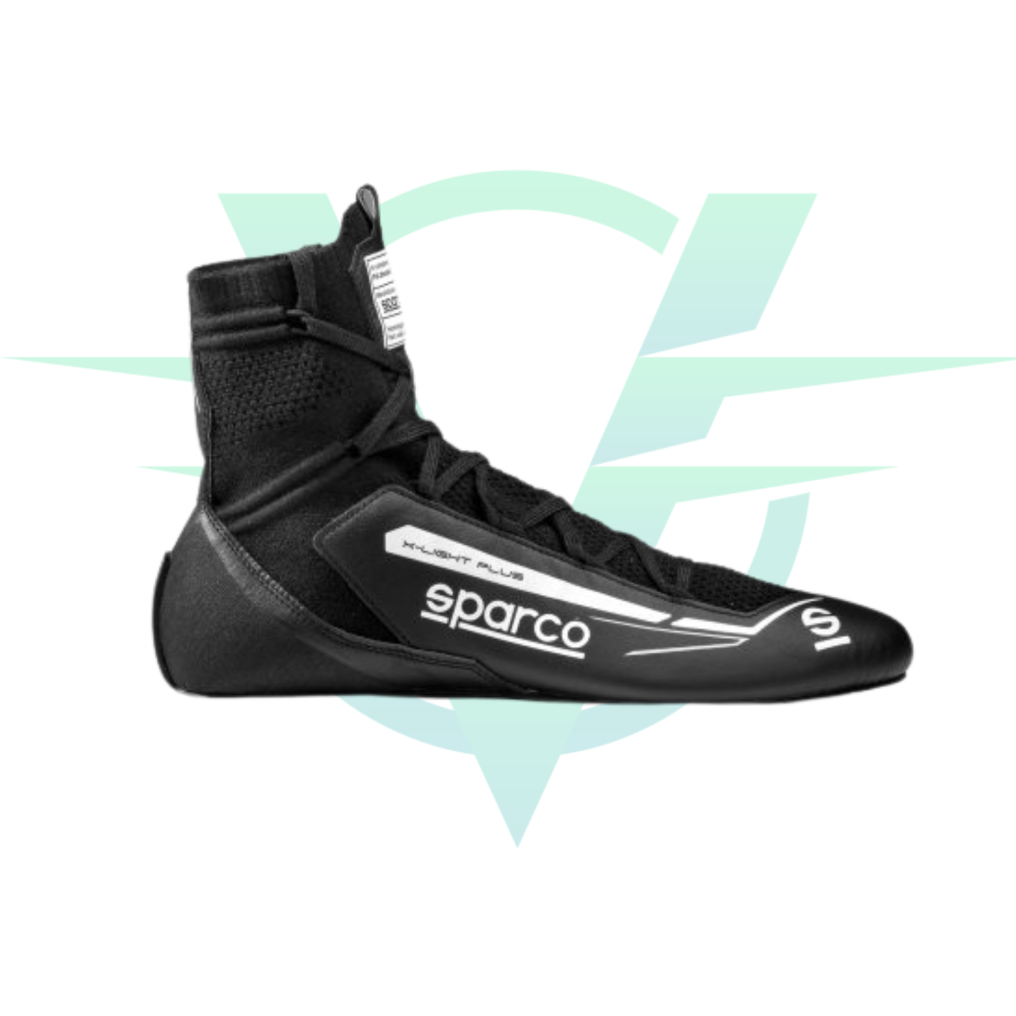 Zapatillas Sparco X-Light Plus Negras/Blancas – Talla 42 – FIA 8856
