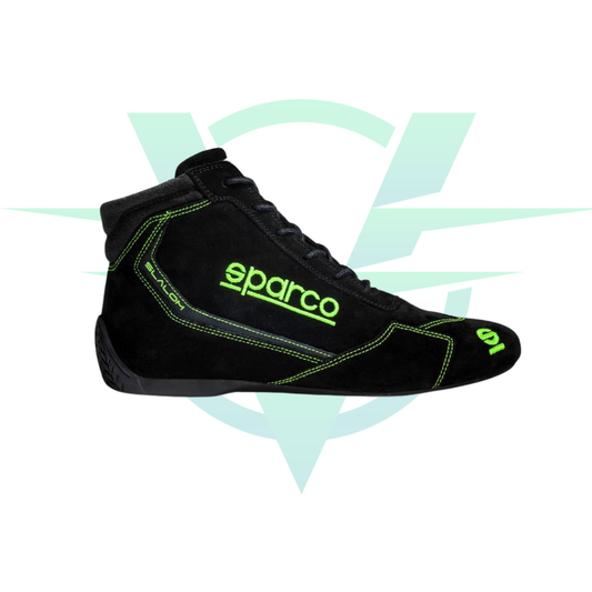 Botines SPARCO Slalom 2022 Negro/Verde – Talla 42