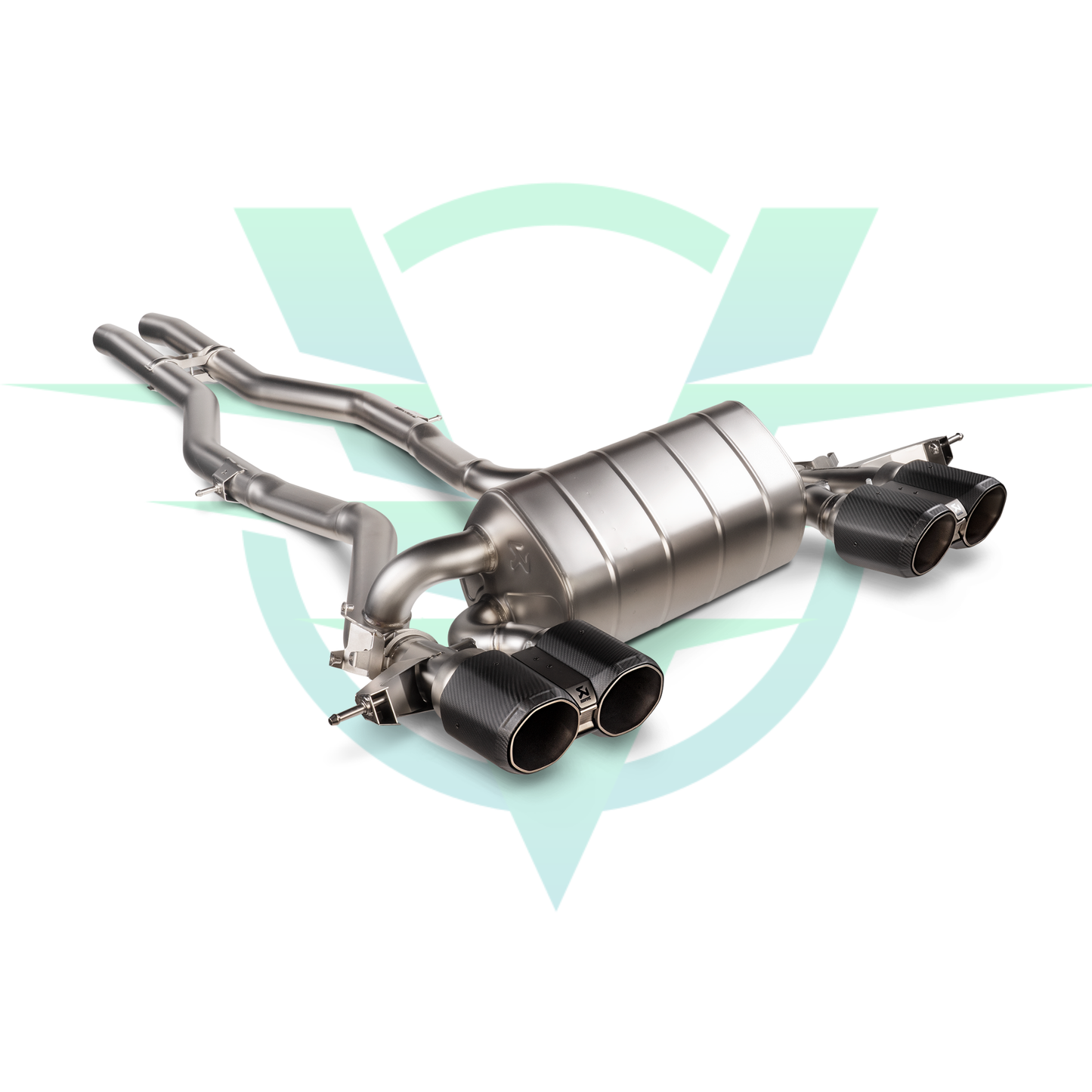 Sistema de escape completo Akrapovič en titanio – BMW M3 / M4 G8X (S58)