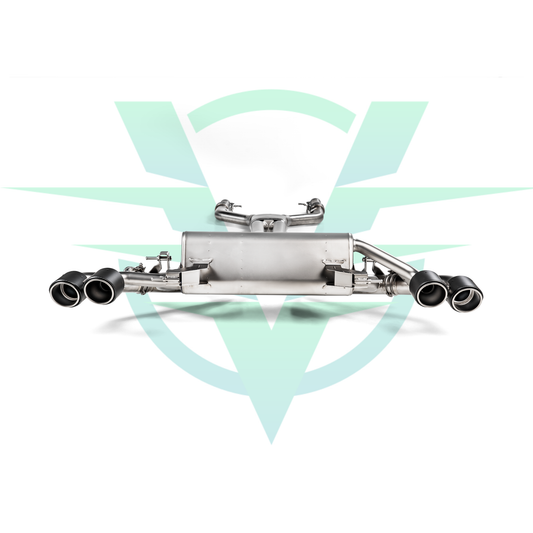 Sistema Akrapovic completo en titanio de escape para Alfa Romeo Giulia QV