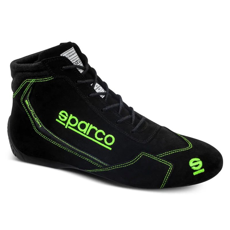 Botines SPARCO Slalom 2022 Negro/Verde – Talla 42