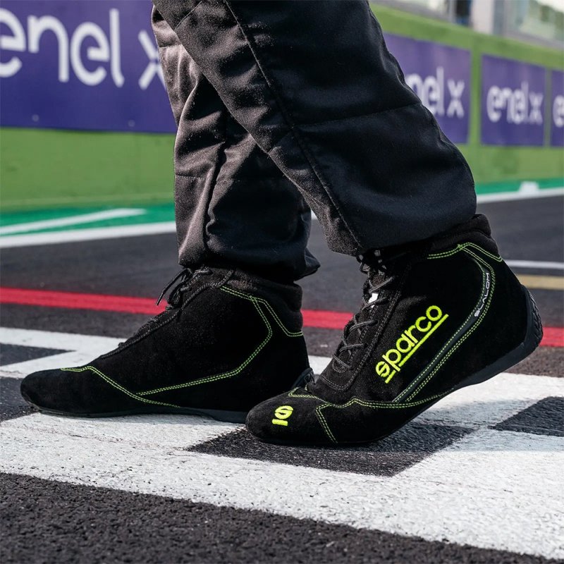Botines SPARCO Slalom 2022 Negro/Verde – Talla 42