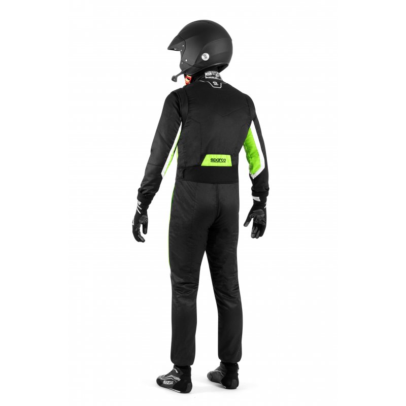 Traje de carreras Sparco SPRINT PRO 2025 Negro/Verde – Talla 60