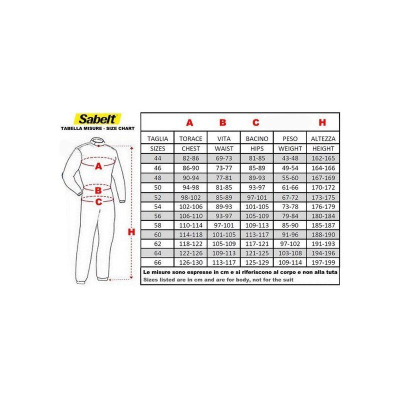 Traje Sabelt TS1 ROCKET FIA 8856-2018 Negro – Talla M